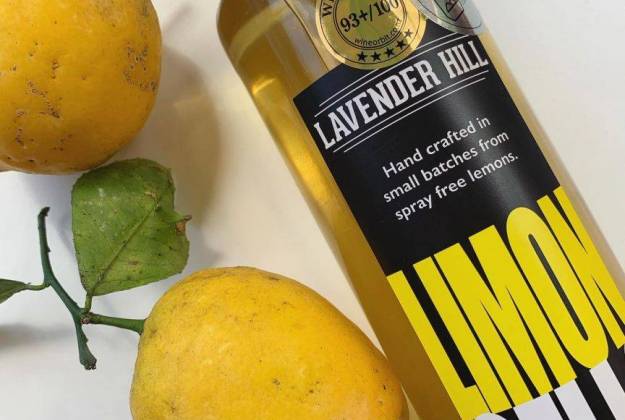 Limoncello from Lavender Hill craft distillery in Riverhead Auckland