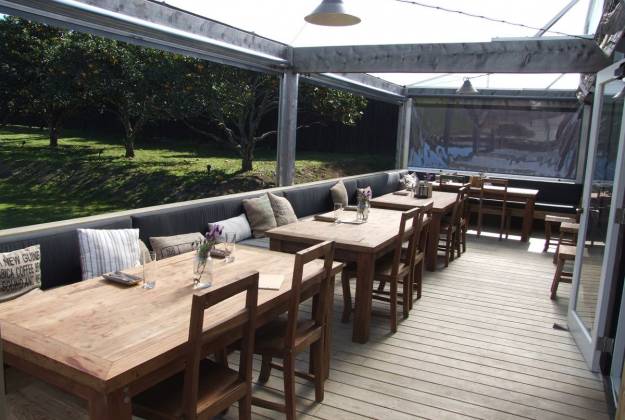 Outside seating area