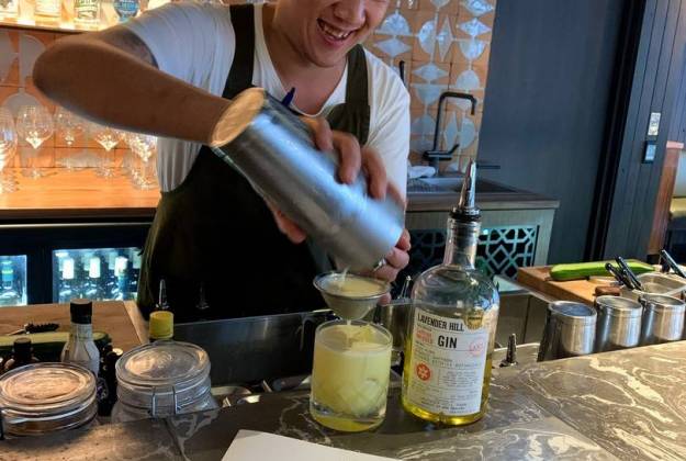 Saffron Gin from Lavender Hill craft distillery in Riverhead Auckland